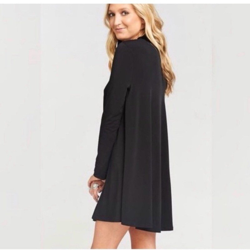 Show Me Your MuMu Black Tyler Tunic Dress S