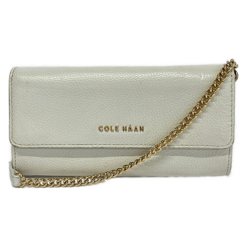 COLE HAAN White Leather Other Style Wallet