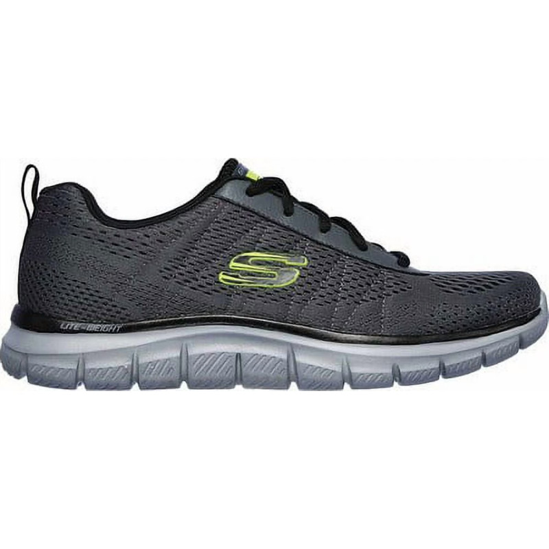 Men’s Skechers Track Moulton Memory Foam Trainer Sneakers Shoes, MEDIUM & WIDE
