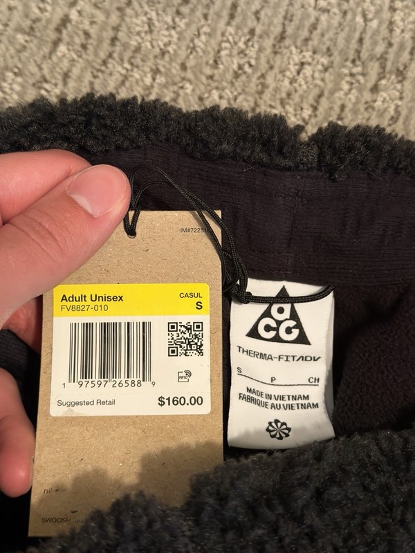 Size Small - Nike ACG Canwell Glacier Therma-FIT ADV Windproof Pants FV8827-010 gallery