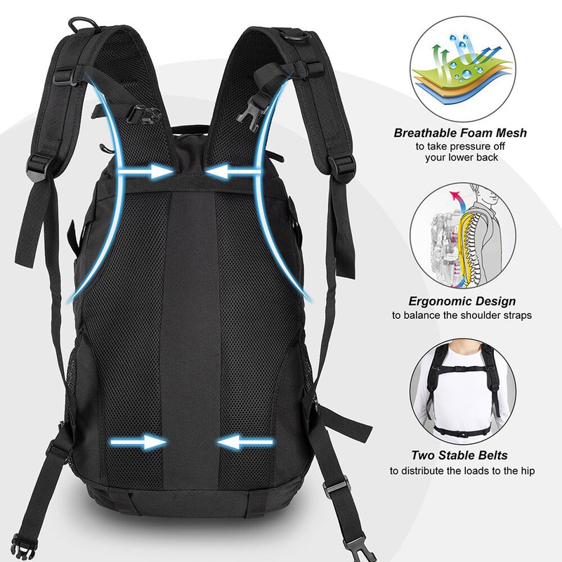 Outdoor Military Tactical Backpack Waterproof Rucksack Camping Hiking Bag gallery