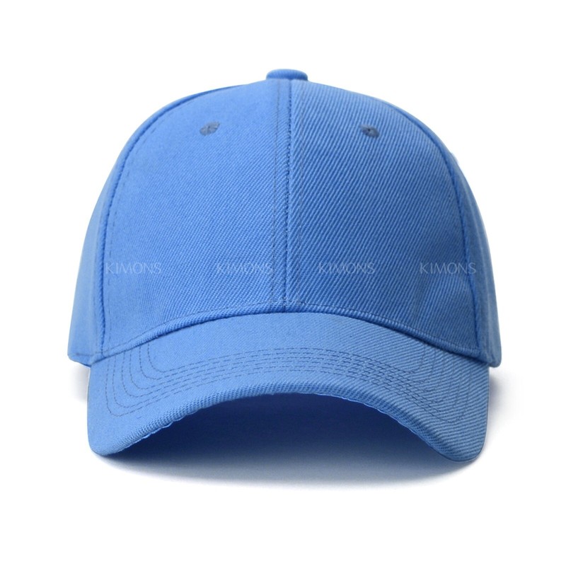 Plain Baseball Cap Solid Color Blank Army Hat Ball Men Women Hook-N-Loop VC wool gallery