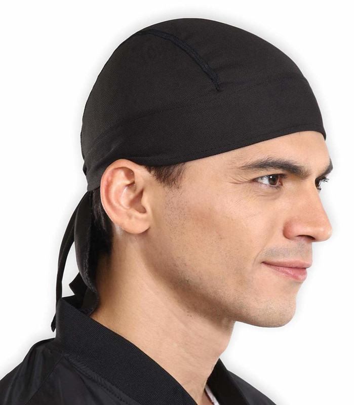 2-Pack Cooling Helmet Liner Do Rag Skull Cap for Men Head Scarf for Motorcycle gallery