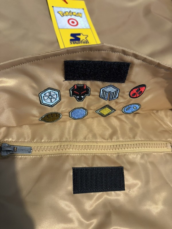 Pokemon x Target Starter Pullover Jacket Gold JOHTO Region Size SMALL gallery