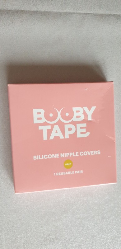 Booby Tape Nipple Covers Silicone Light Hypoallergenic Lightweight Latex Free