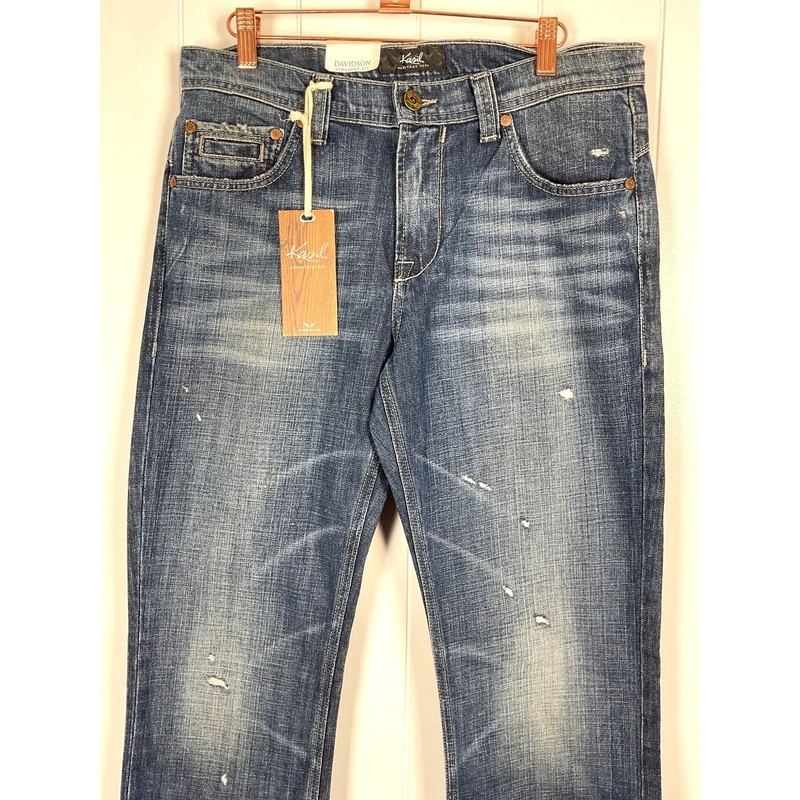 Kasil Heritage 1968 Davidson Straight Fit Jeans NWT 32 gallery