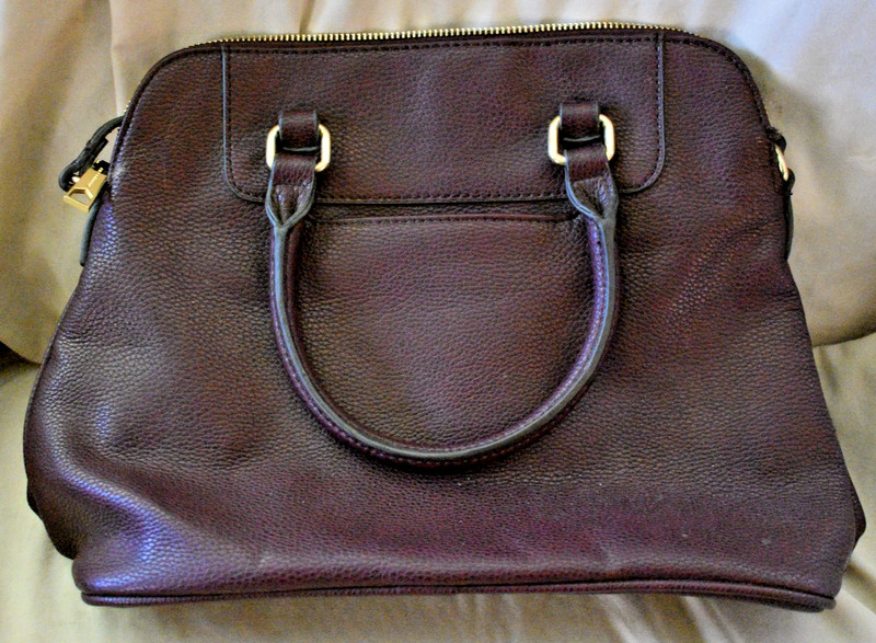 LIZ CLAIBORNE 3 Colored HANDBAG, Hndles & Shoulder strap 5 Pockets 15"x11" gallery