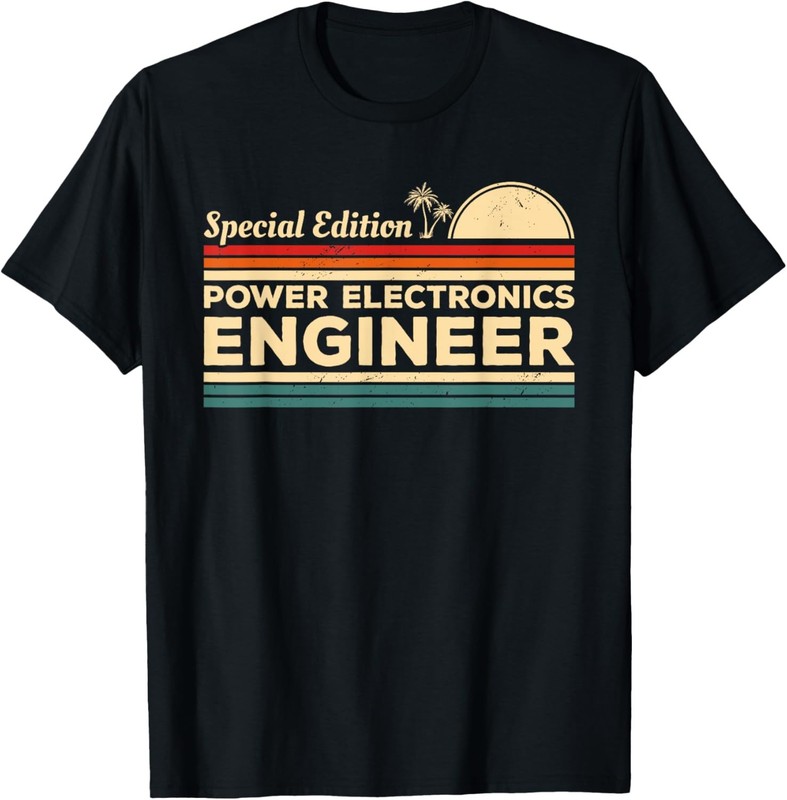 Vintage Power Electronics Engineer Engineering T-Shirt