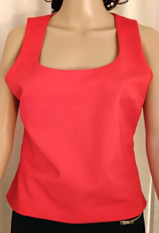 Boston Proper Sleeveless Shell Top Lined Tailored Workwear Office Siren