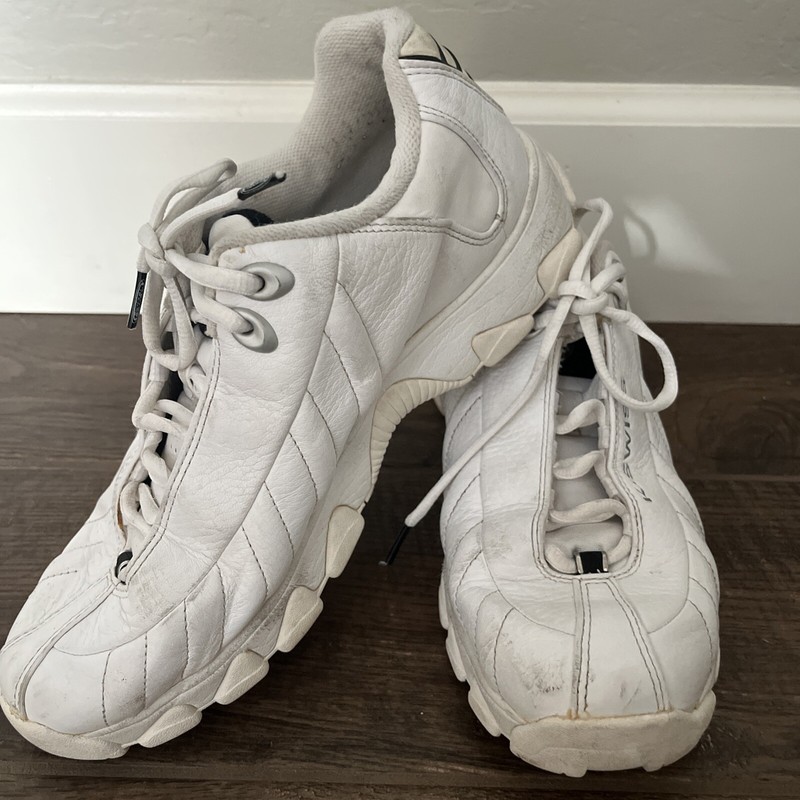 K Swiss Size US 8 Heritage White Classic Blue Womens Casual Sneaker