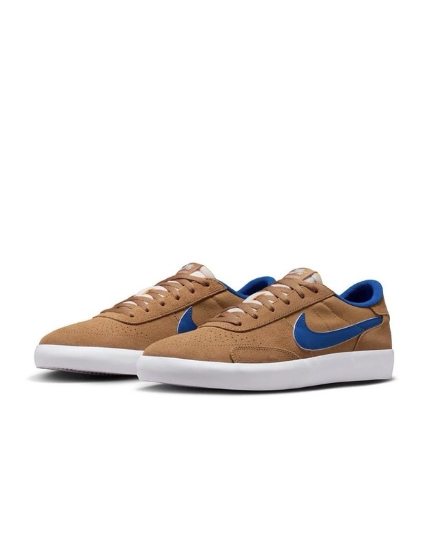 New Nike SB Heritage Vulc Men’s Wheat Flax White Team Royal CD5010 200