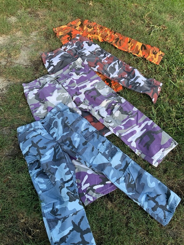 BDU Rothco Camouflage Camo Pants Lot 90s Hip Hop Capone Biggie Tupac 8ball