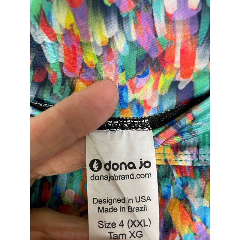 Dona Jo Green Multi Golf Tennis Athletic Skort 4 (XXL) gallery