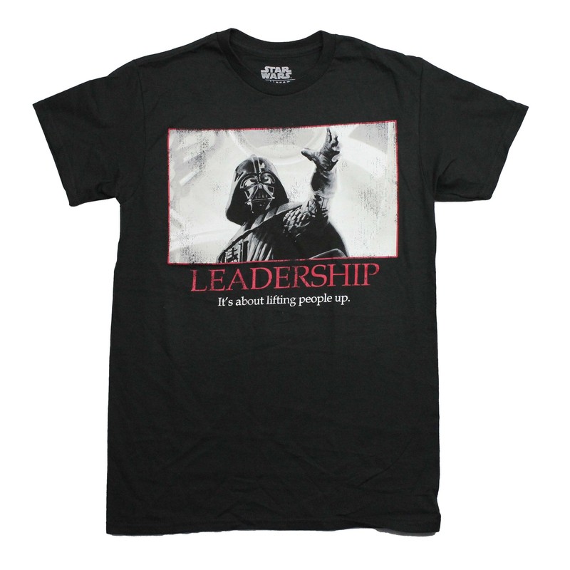 Star Wars New Adult T-Shirt – Darth Vader Reaching LEADERSHIP It’s About