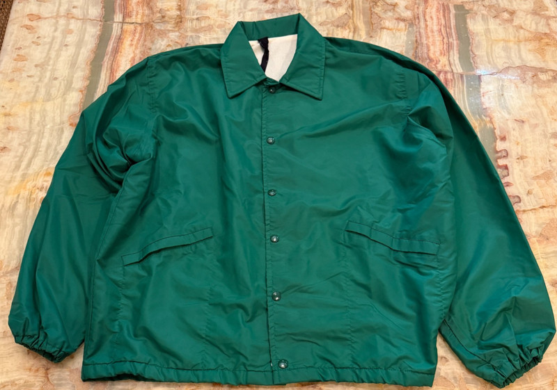 VTG Windless Mens The Flap Jacket Windbreaker Green Grady’s Tavern Fall City L