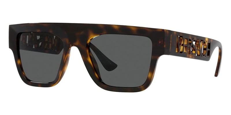 Versace VE4430U 108/87 Sunglasses Havana Frame Dark Grey Lens 53mm