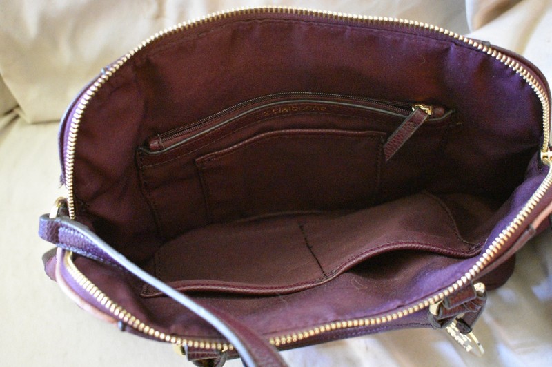 LIZ CLAIBORNE 3 Colored HANDBAG, Hndles & Shoulder strap 5 Pockets 15"x11" gallery