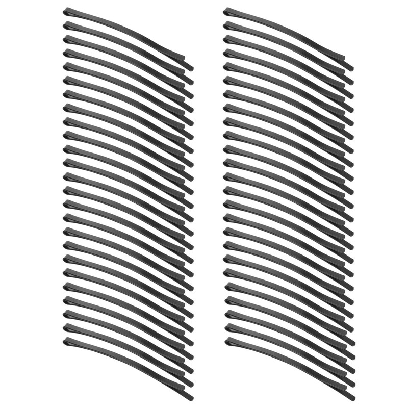 30pcs Black Jumbo Bobby Pins, 3.35 Inch Long Bobby Pins for Thick Updo Hair, Met