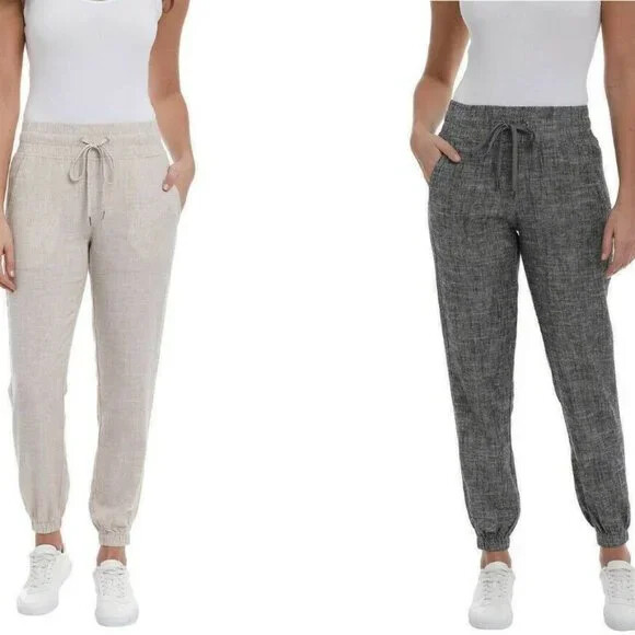 Briggs Ladies’ Linen Blend Joggers – Colors / Sizes ()