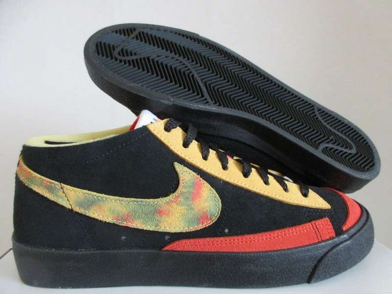 WMNS BLAZER MID MID 77 CHUKKA ID BLACK-YELLOW-RED SZ 8.5 [DD3811-991]