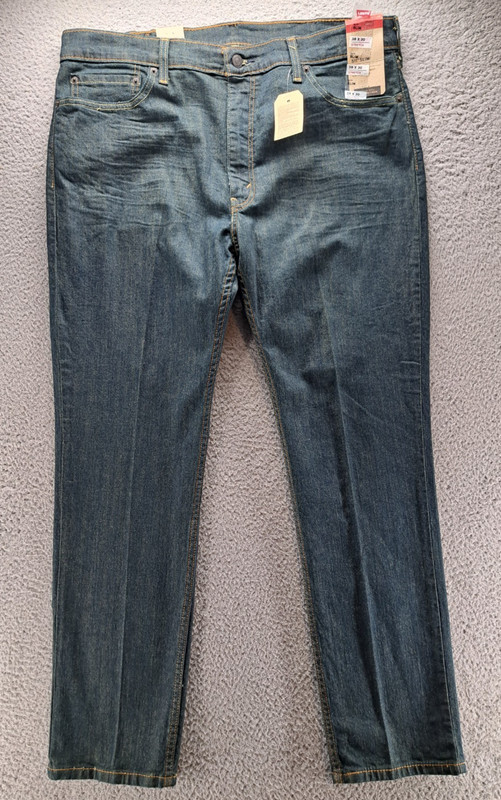 Levis 511 Slim Fit Jeans Mens 38x30 Blue Dark Wash Rinsed Playa Stretch NEW NWT gallery