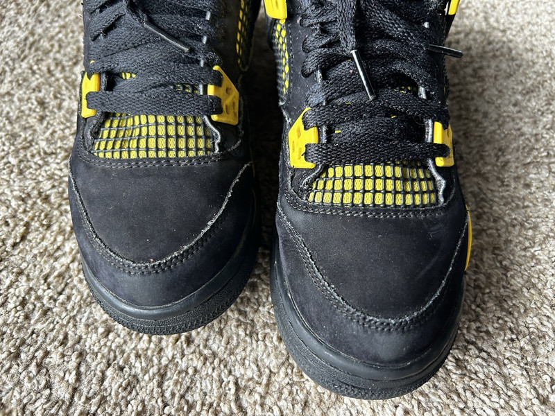 size - 5 Jordan 4 Retro Thunder (2023) (GS) - 408452-017 gallery