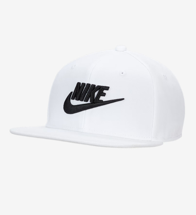 Nike Dri-FIT Pro Cap Structured Futura Unisex Hat White Size S/M FB5380-100 gallery