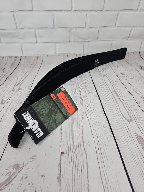 BlackHawk 44B7XLBK Men’s Black Hook/Loop Inner Duty Belt Nylon – XLarge 44″-48″