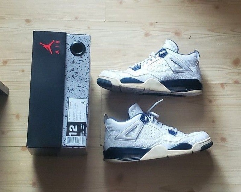 Jordan 4 Retro LS “Legend Blue” 2015 314254-107 Size 12 Men
