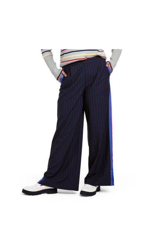 LA LIGNE x Target SOLD OUT Women's Side Stripe Wide Leg Trousers Navy Red Small