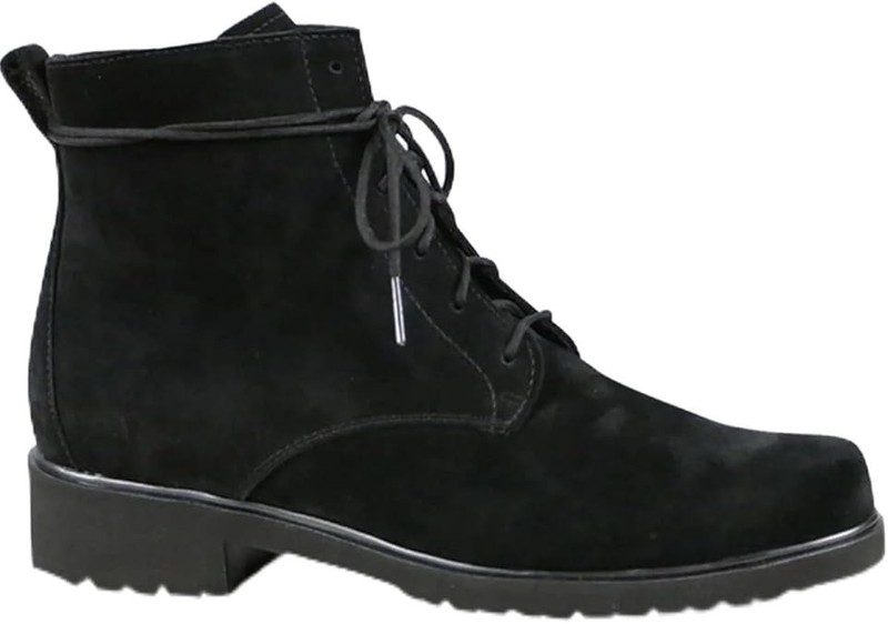 Women’s Munro Finnley Black Suede/Metallic Welt Size 7 N (AA)