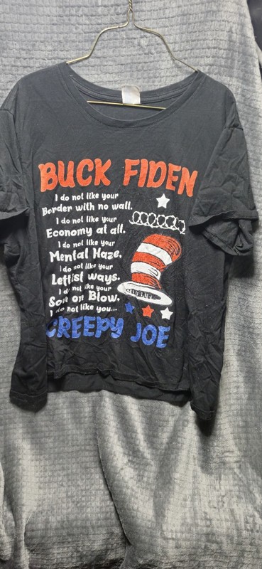 Buc* Fiden Political Parody Tee • Dr Seuss Style Satire • Port & Company 3TG • B