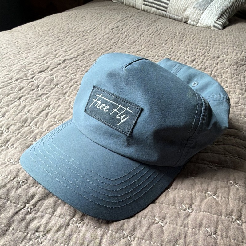 Free Fly Blue Adjustable Solid Baseball Cap Hat, One Size Men’s