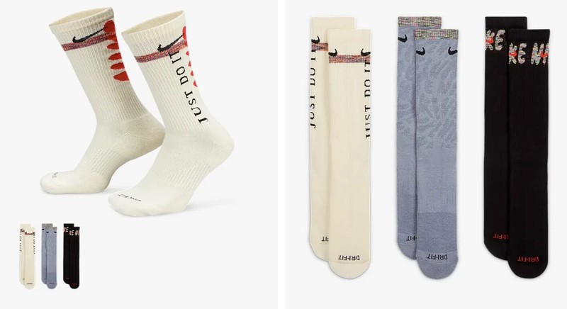 Nike Everyday Plus Cushioned Crew Socks REFLECTIVE (3 Pairs) DQ9168-902 gallery