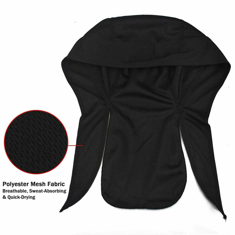 2-Pack Cooling Helmet Liner Do Rag Skull Cap for Men Head Scarf for Motorcycle gallery