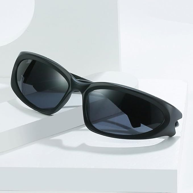 Trendy Women Sunglasses Outdoor Beach Shades Black White Blue Gray Red Silver gallery