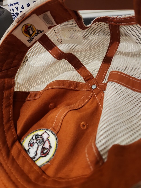 Buc-ee's Bucees Bucky's Beaver Hat Cap Adult OSFM Rust Orange Embroidered NWOT gallery