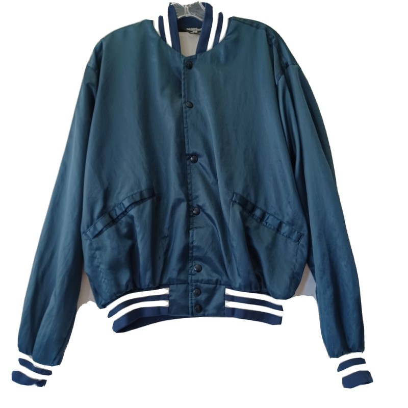 Windless Jacket Mens Size M Windbreaker Jacket Windless 90s Blue Flapjacket