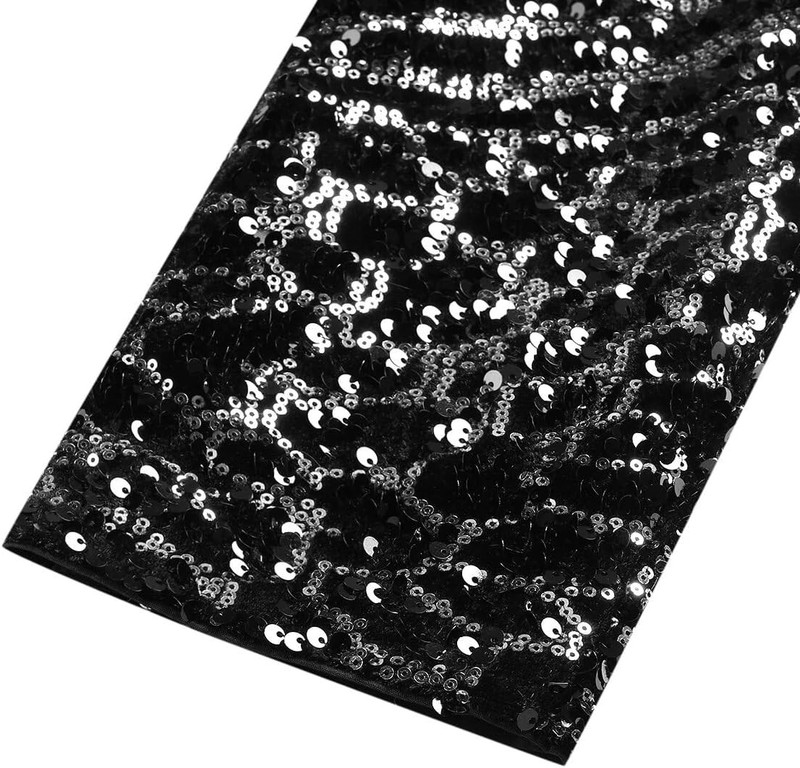 Mens One Button Sequin Blazer Party Festival Tuxedo Jacket Slim Fit Coat gallery