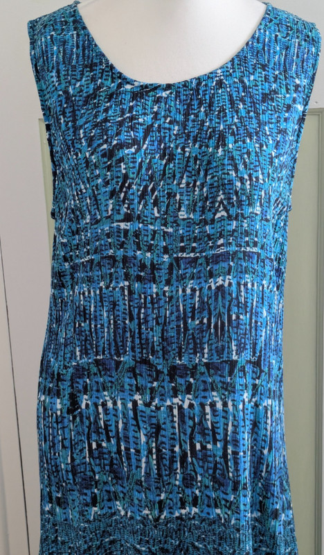 Adini Maxi Dress Round Swoop Neck Size LARGE (see measures below) gallery