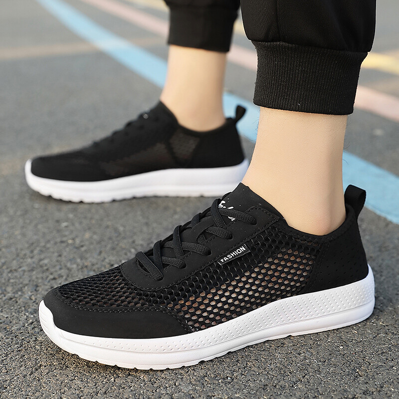 Summer Men's Casual Sports Shoes Breathable Mesh Comfy Gym Fitness Jogging Shoes gallery