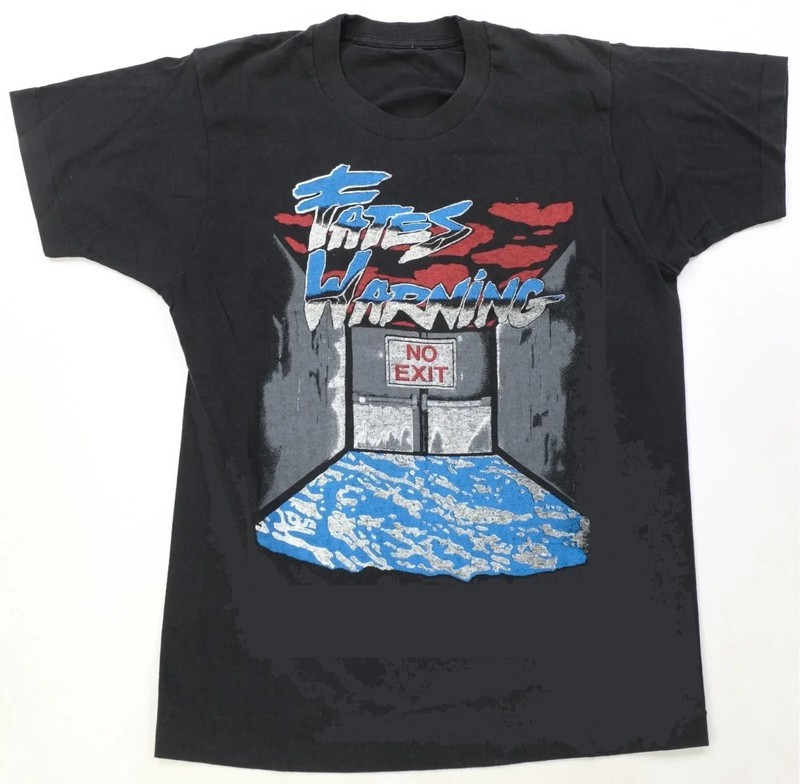 The Fates Warning No Exit Tour T Shirt Black Unisex S-5XL CS526