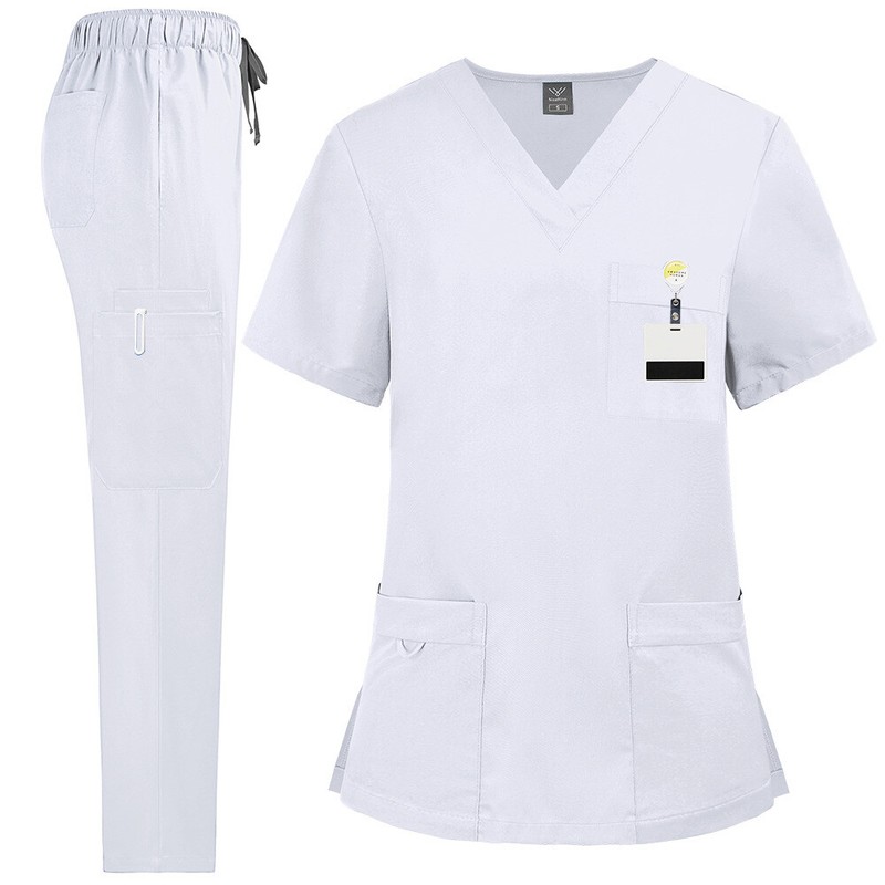 Unisex Medical Scrub Set for Nurses & Healthcare Workers Hospital Clinic Uniform