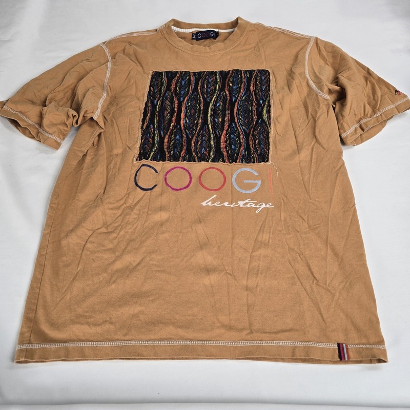Vintage Coogi Heritage Sweater Graphic Print shirt authentic T-shirt Size XL
