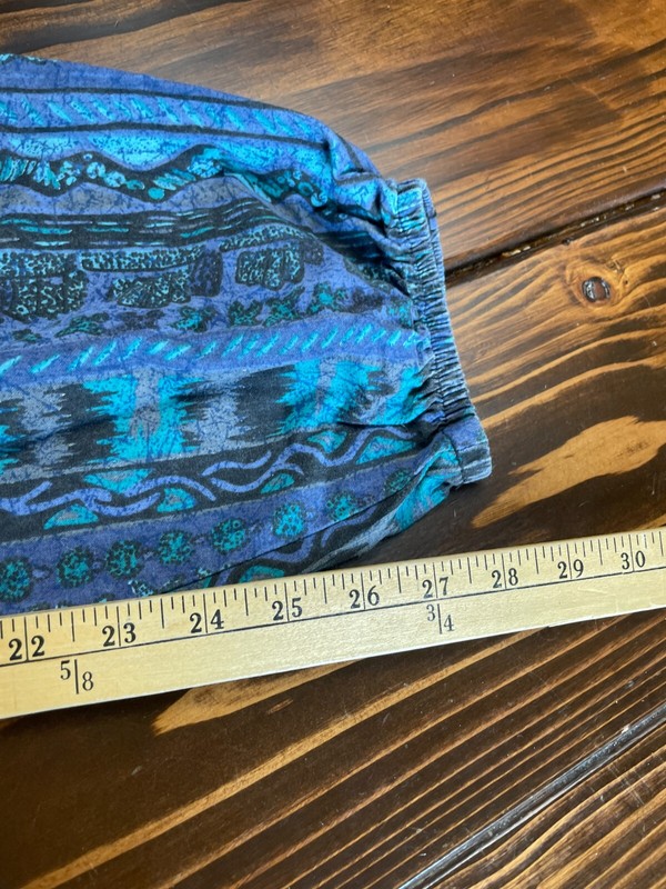 Canyon River Blue Pants Womens Extra Large Multi Color, Adjustable Waist, Tropic gallery