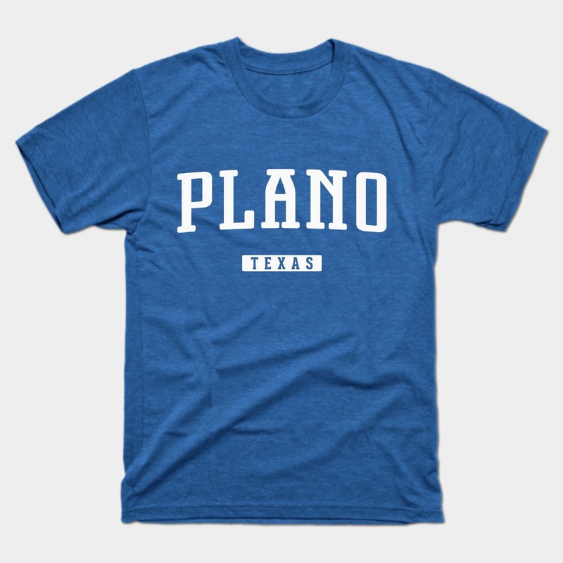 Plano Shirt | Plano Texas T-Shirt | Adult Unisex Plano Tee Shirt