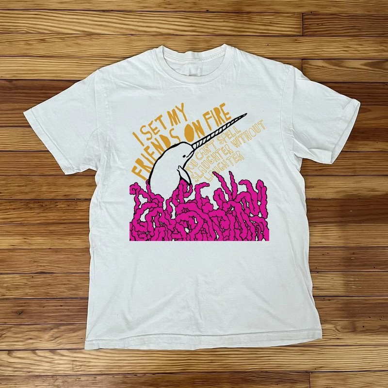 I Set My Friends On Fire – Astral Rejection White All Size T-Shirt HRB648