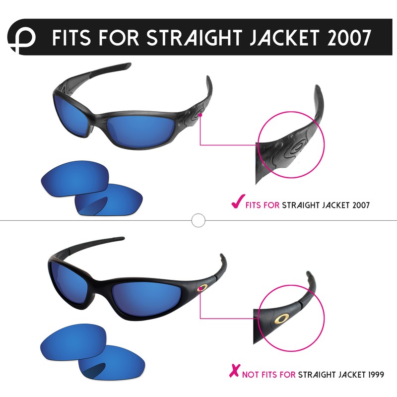 PapaViva Polarized Replacement Lenses For-Oakley Straight Jacket 2007 Options gallery