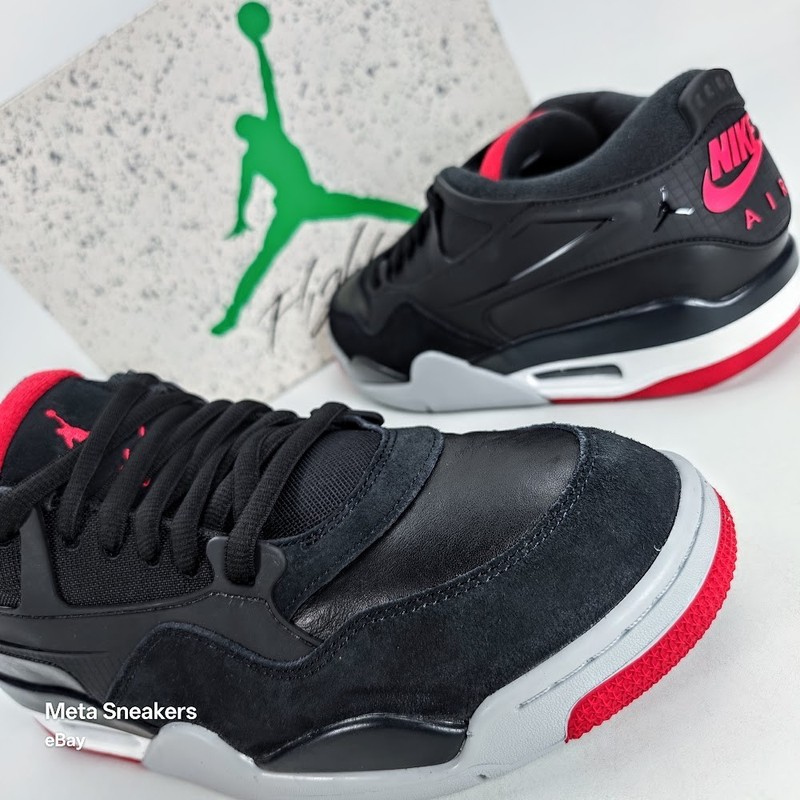 Air Jordan 4 RM US 12 Men’s Black Red Grey Nike Reimagined Retro FQ7939 061 New