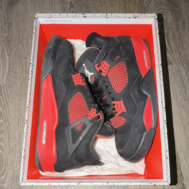 Jordan Air Jordan 4 Retro Black/Red «Red Thunder» CT8527-016 2022